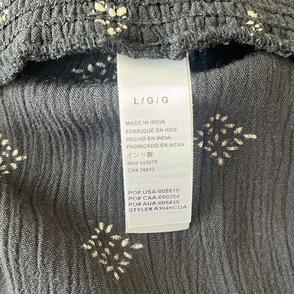 Amuse Society Coasting Along Print Bali Pants Size Large - Picture 5 of 5